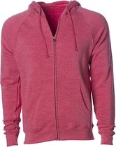 Unisex Midweight Special Blend Zip Hoodie Pomegranate - L