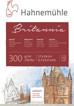 Hahnemuhle Aquarelblok Britannia 300 gram cold pressed 17 x 24 cm