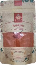 Tunesische zoete Paprika poeder - 100gr - gemalen - 100 % Naturel - navulling - Hersluitbare zak