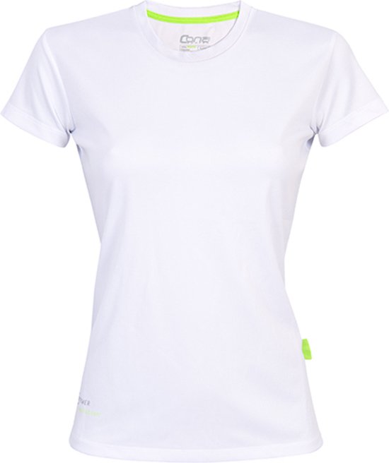 Damessportshirt 'Evolution Tech Tee' met korte mouwen White - L