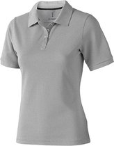 Ladies' Calgary Polo met korte mouwen Grey Melange - XXL