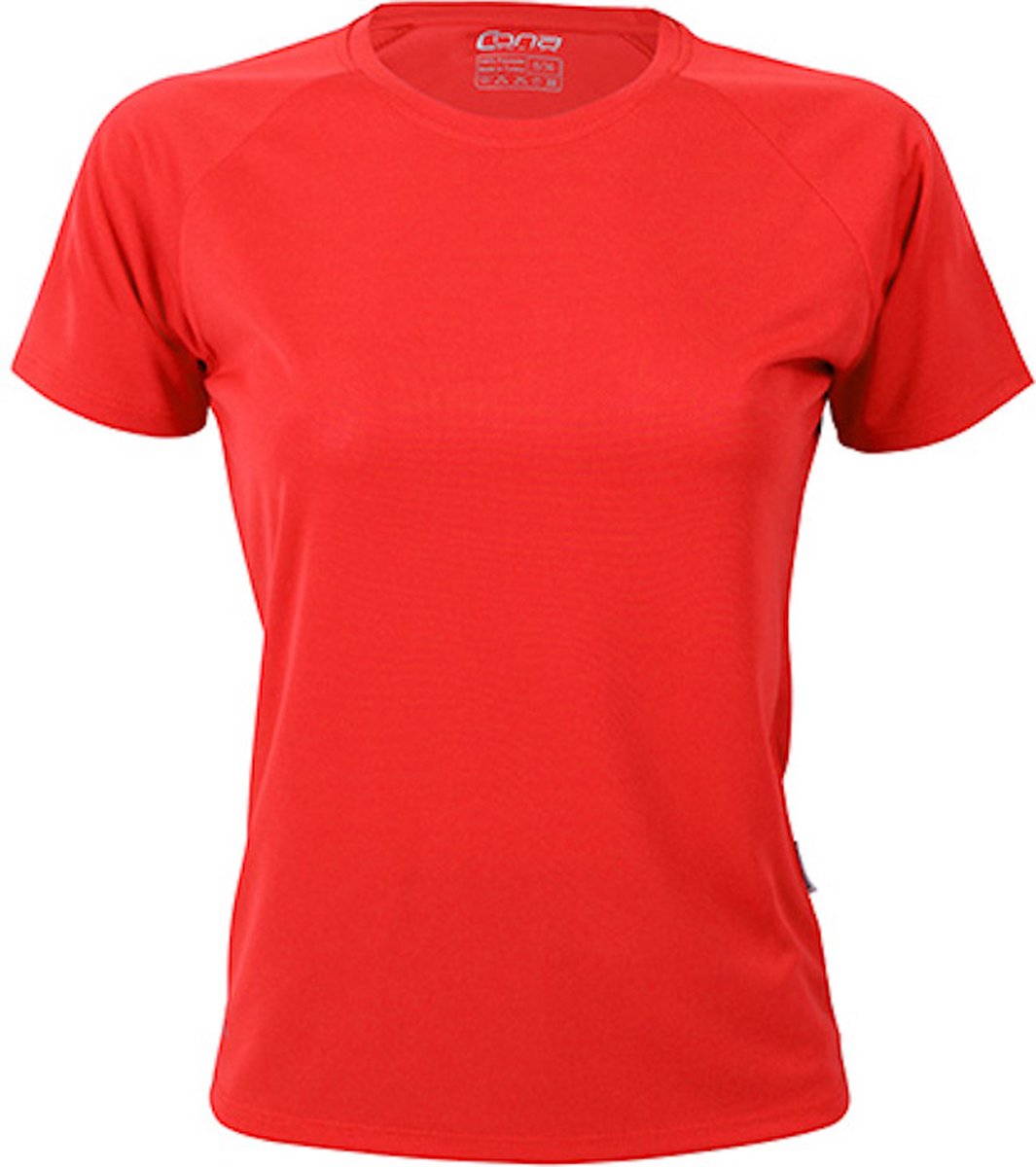 Damessportshirt 'Tech Tee' met korte mouwen Lobster Red - XS