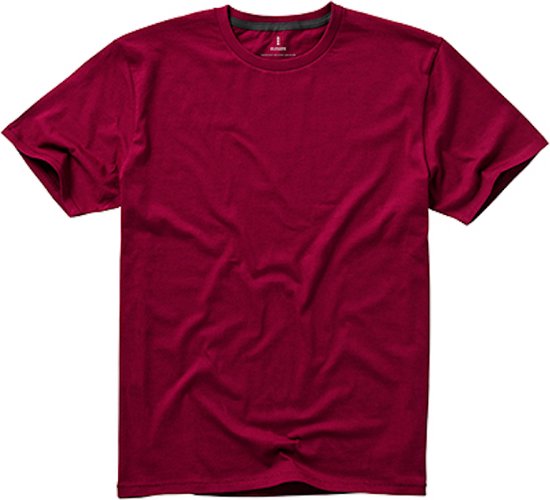 Heren T-shirt 'Nanaimo' met ronde hals Burgundy - XXL
