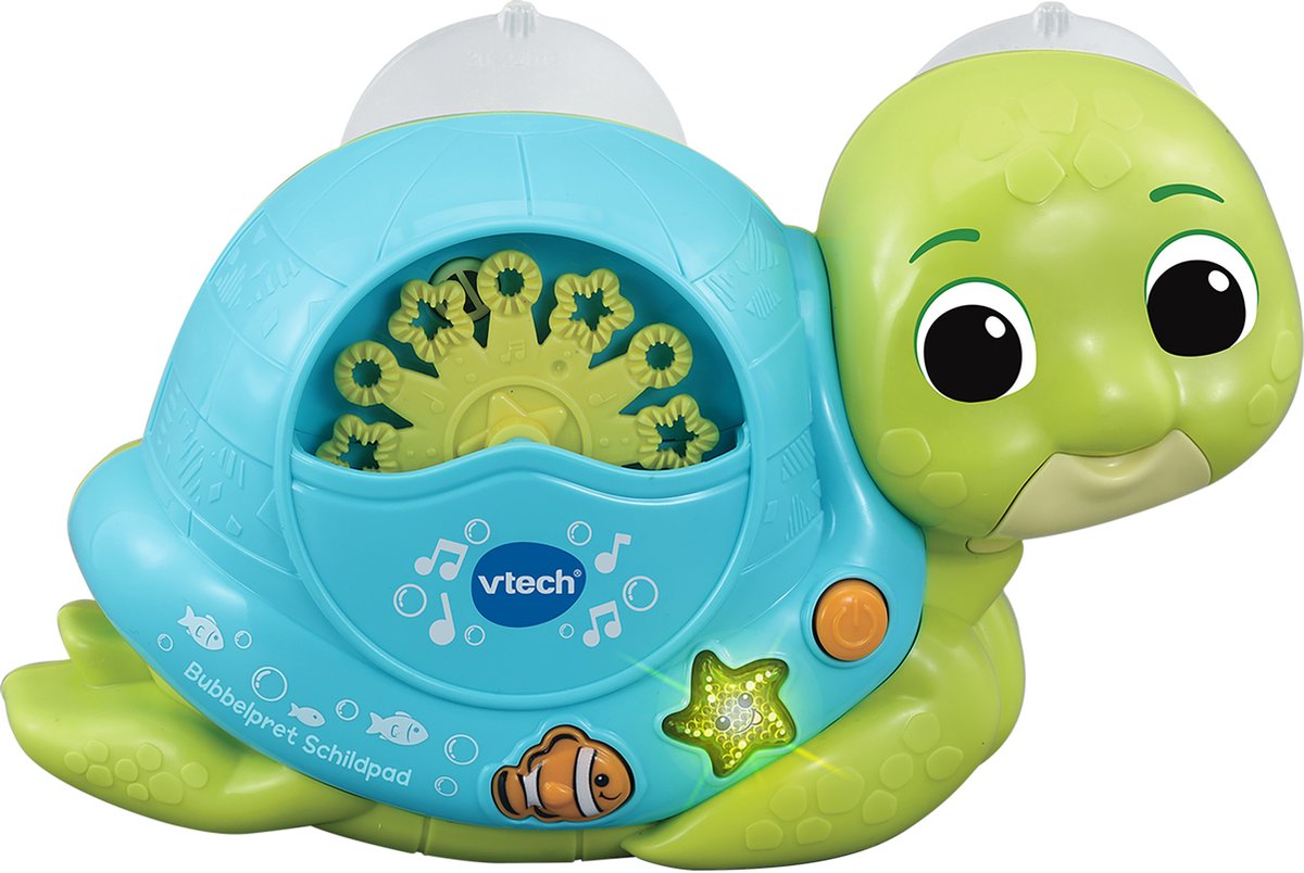 VTech Bad Bubbelpret Schildpad Bubbelend Badspeelgoed Interactief Babyspeelgoed Met Bubbelvloeistof Vanaf 1 Jaar