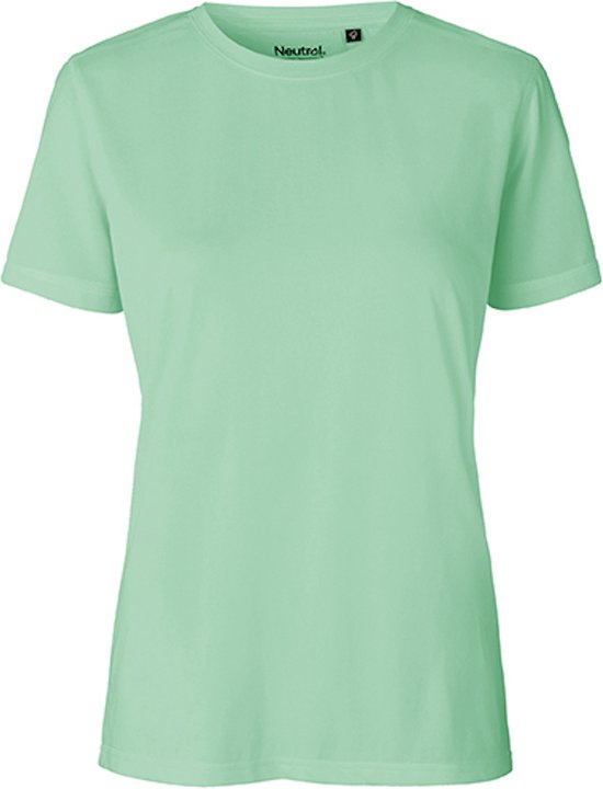 Chemise de sport femme 'Performance' à manches courtes Dusty Mint - XS