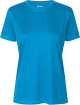 Damessportshirt 'Performance' met korte mouwen Sapphire - L