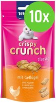 Vitakraft Crispy Crunch - Gevogelte - 10 x 60 g