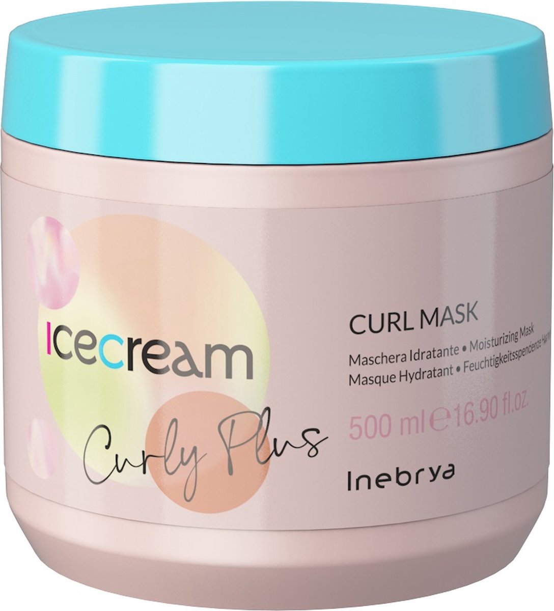Goedkoopste Ice Cream Curly Plus Curl Mask - Hydratační Maska Na Kudrnaté, Vlnité Nebo Vlasy Po Chemické Trvalé 500ml