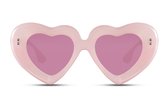 Zonnebril lichtroze - Hart gaan lichtroze - Zonnebril hartje lichtroze - Festival zonnebril lichtroze - Mybuckethat