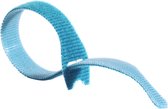 Velcro One-Wrap klittenband kabelbinders 330 x 12mm / lichtblauw (25 stuks)