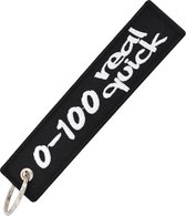 0-100 Real Quick - Sleutelhanger - Motor - Scooter - Auto - Universeel - Accessoires