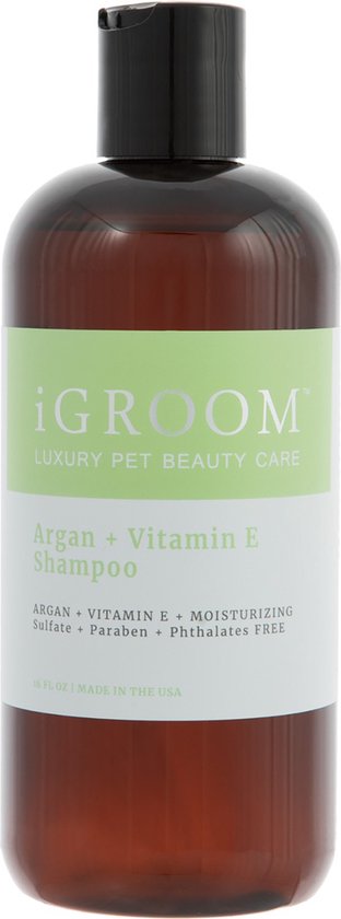 IGroom Argan & Vitamin E Shampoo Für Hunde – 3,8 Liter, Sanft & Feuchtigkeitsspendend