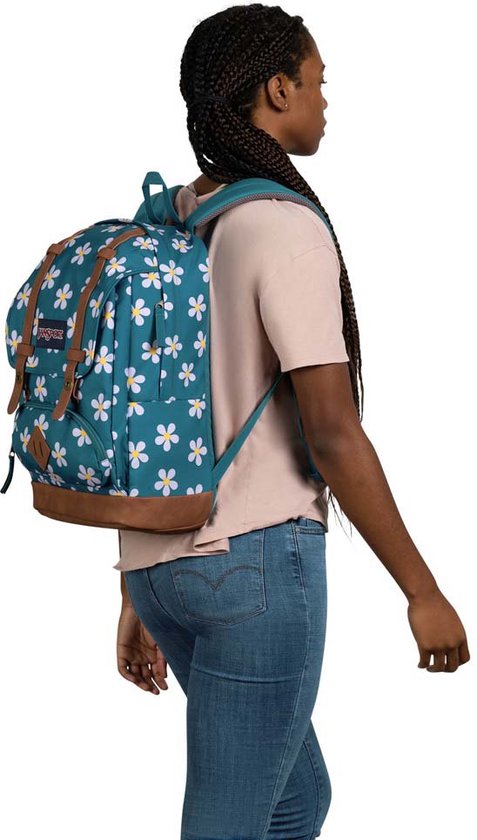 JanSport Cortlandt, Grote Rugzak, 25 L, 45 x 32 x 15 cm, 15in laptop compartment, Navy