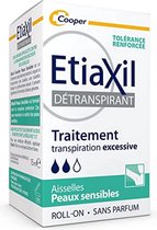 ETIAXIL - Ontzweet – behandeling overmatig zweten – oksels – gevoelige huid – 15 ml
