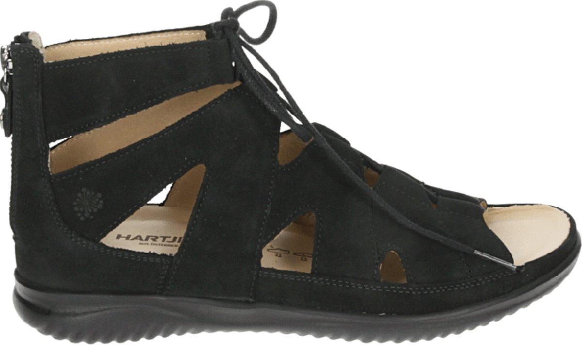 Hartjes 132.1103/99 Platte sandalenDames Sandalen Zwart