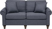 Bol.com Beliani OTRA - Two Seater Sofa - Grijs - Polyester aanbieding