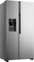 Bol.com ETNA AKV578IRVS - Amerikaanse koelkast - Water- en ijsdispenser met reservoir - No Frost - RVS aanbieding