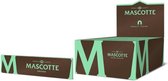 Mascotte® Brown Slim Magnet 34 x 50 boekjes | Ongebleekt Lange Vloei sigarettenpapier | Smal en dun Bigvloei met Magneetsluiting | 1700 Vloeitjes