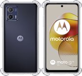 Hoesje geschikt voor Motorola Moto G73 – Extreme Shock Case – Cover Transparant