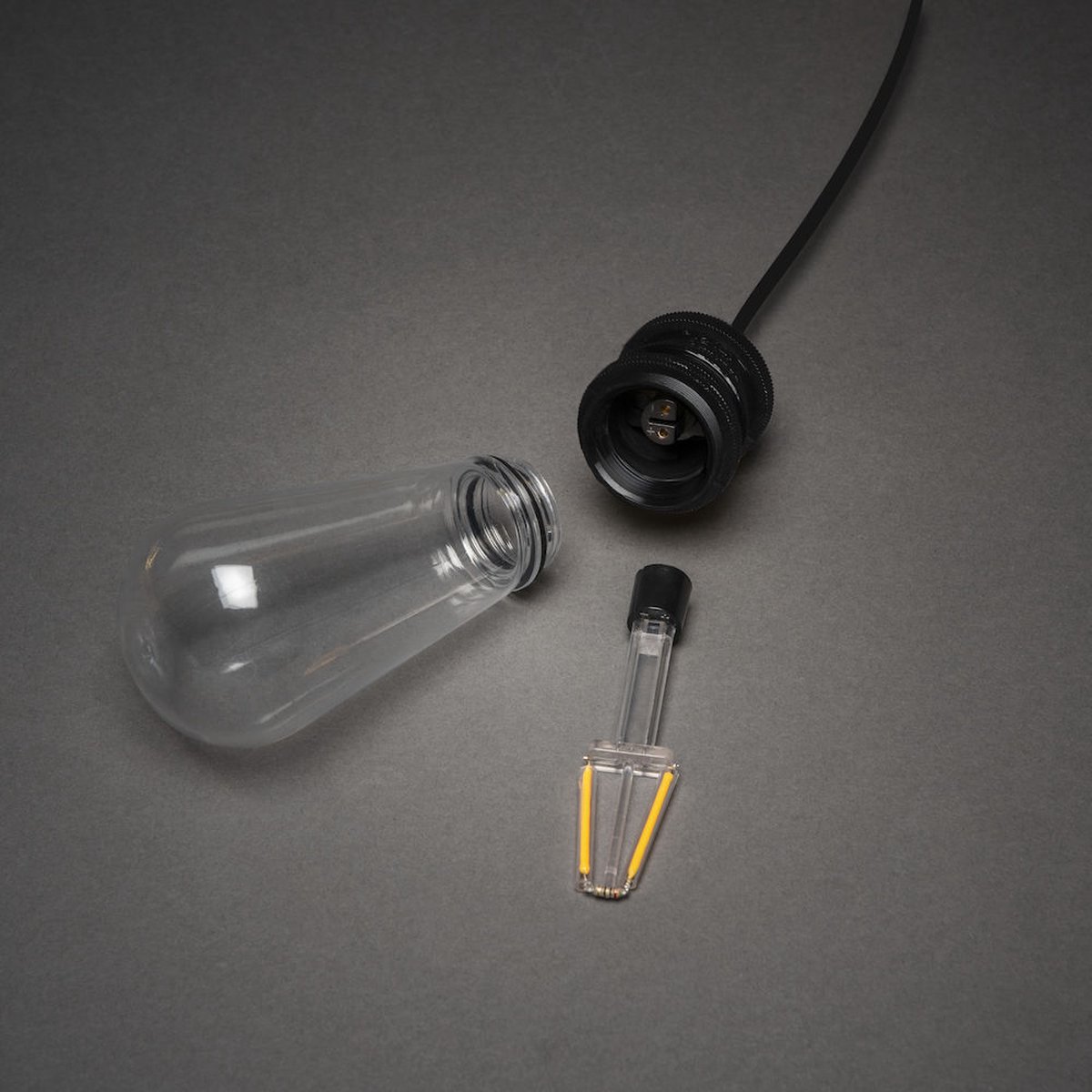 Konstsmide Feestverlichting 10L Edison startsnoer met dimmer