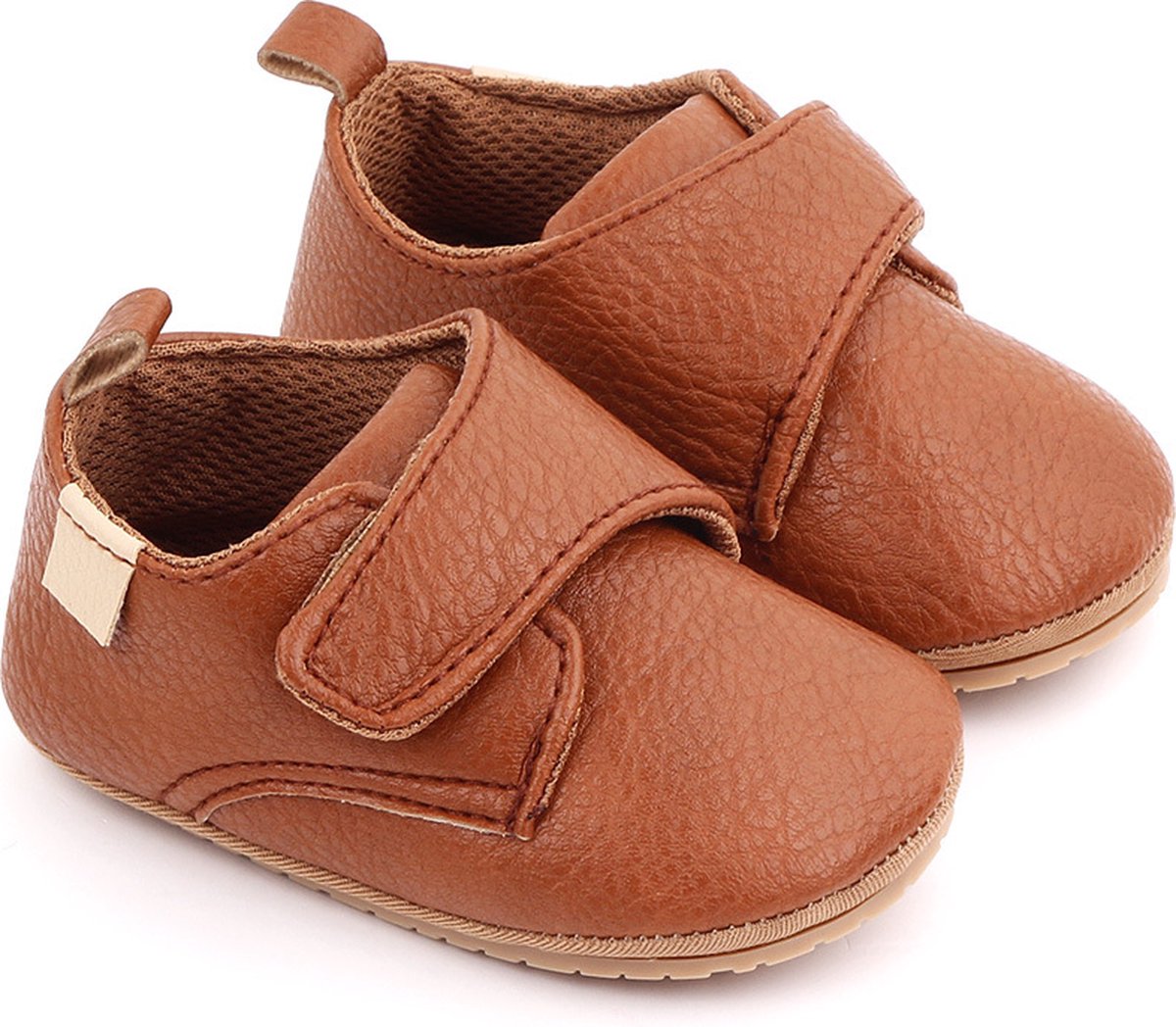 Steppies - Babyschoentjes PU Leer - Bruin - 12-18 maanden - Maat 20-21