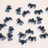 Folat - Mini Spinnen 25 Stuks - Halloween - Halloween Decoratie - Halloween Versiering