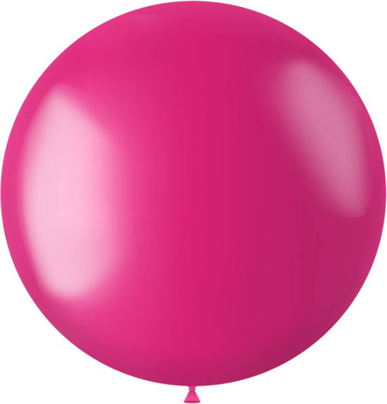 Folat - ballon XL Radiant Fuchsia Pink Metallic - 78 cm