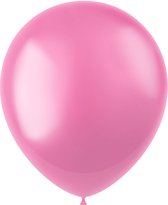 Folat - ballonnen Radiant Bubblegum Pink Metallic 33 cm - 10 stuks