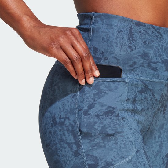 adidas TERREX Terrex Multi Allover Print Legging - Dames - Blauw - 40 van Adidas — afbeelding 3