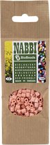 BioBeads van NABBI, afm 5x5 mm, gatgrootte 2.5 mm, medium, lichtblauw, 1000 stuk/ 1 doos