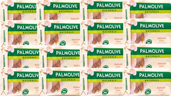 Palmolive Zeep Naturals Delicate Care - Zeeptabletten - 16 x 90 Gram Voordeelverpakking