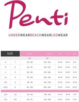 Penti Shapewear Corrigerend Ondergoed dames Hoge Taille Short Corset 110 Denier - Ondergoed Dames - Maat XXL - ZWART
