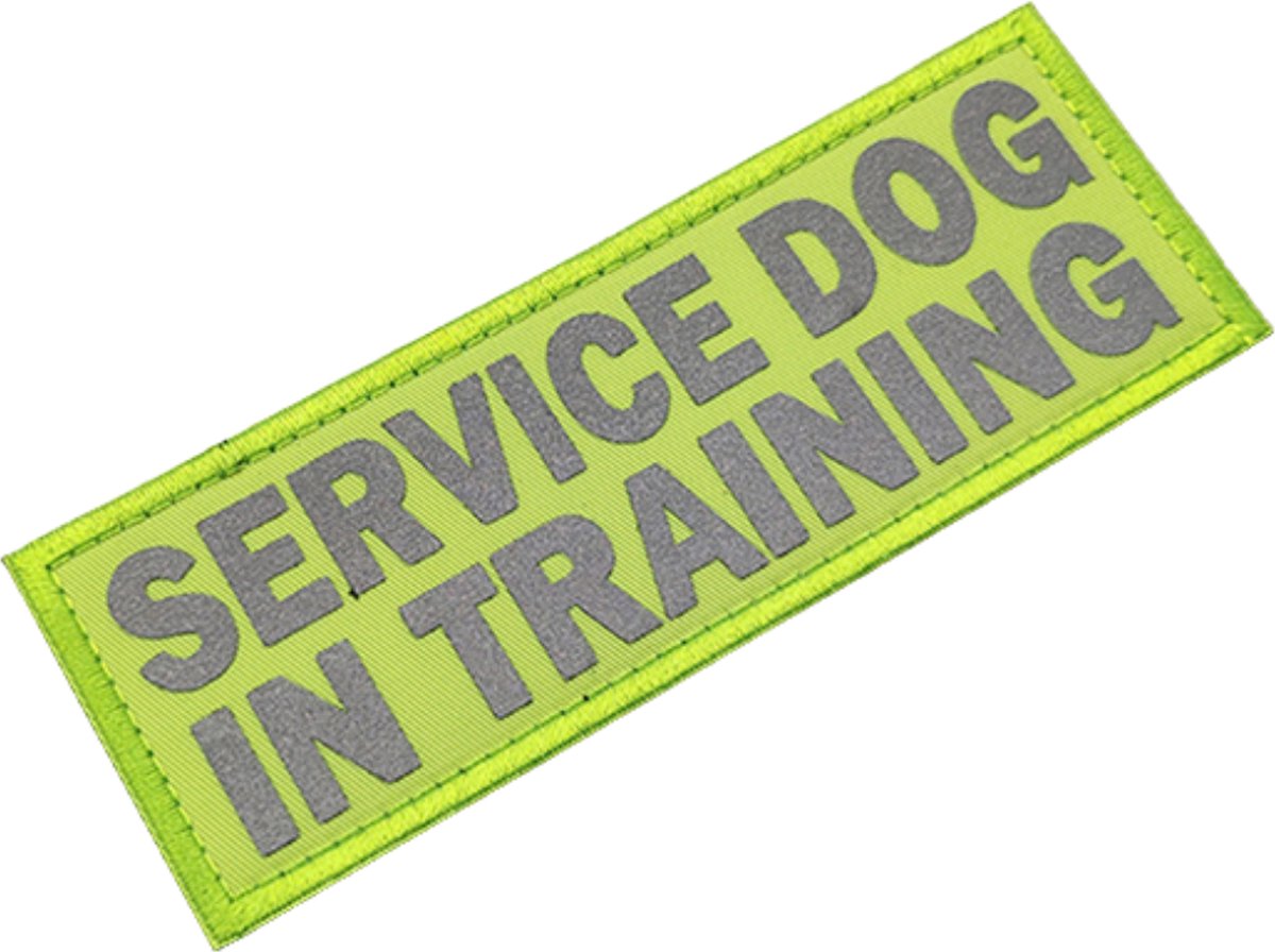 Always Prepared Service dog in training patch Neon groen honden patch honden...