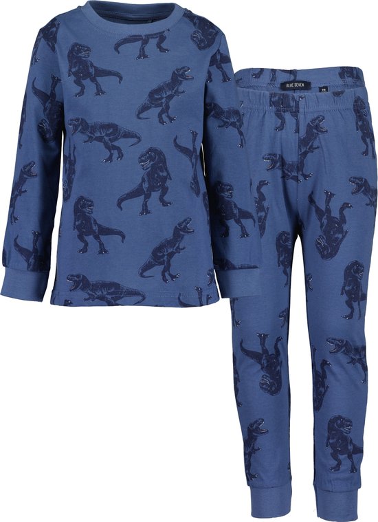 Blue Seven KIDS BOYS BASICS Jongens Pyjamaset - blauw - Maat 128