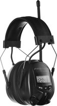 Woegel Oreillettes with FM RADIO - cache-oreilles avec BLUETOOTH - écran numérique - batterie rechargeable - lecteur MP3 - Appeler - protection auditive - Ergonomique - noir