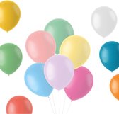 Folat - Ballonnen Pastel Mix Meerkleurig 33 cm - 50 stuks
