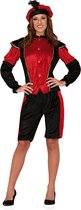 Fiestas Guirca - Pietenpak Piet Precies zwart / rood dames - maat 42-44