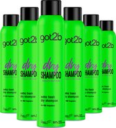 Got2b - Fresh&Fabulous - Droogshampoo - Extra Fresh - Haarverzorging - Voordeelverpakking - 6 x 200 ml