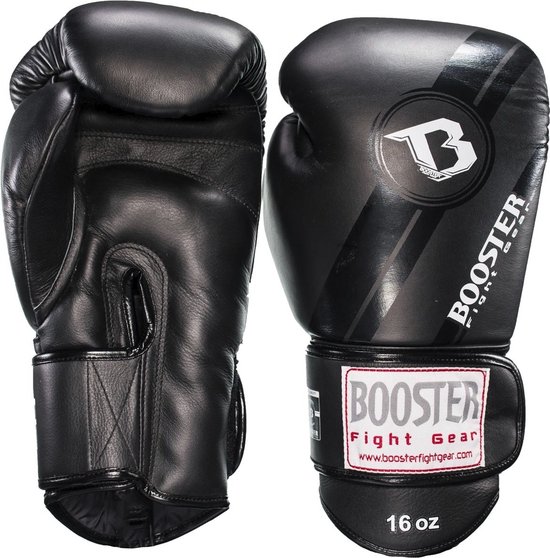 Foto: Booster kick bokshandschoenen foil v3 zwart 14oz