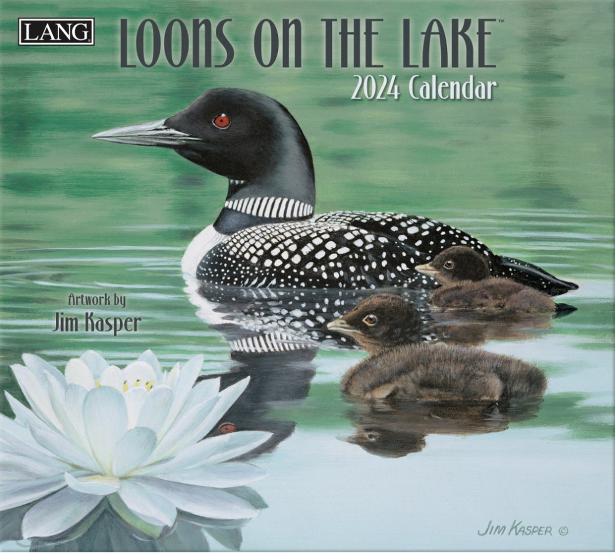 Loons on the Lake Kalender 2024 LANG