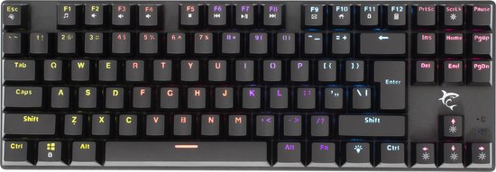 White Shark Commandos TKL Mechanisch Gaming Toetsenbord - Blue Switch