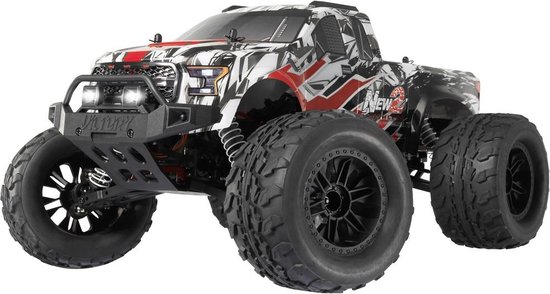 Reely New2 Super Combo Brushless 1:10 RC auto Elektro Monstertruck 4WD 100% RTR 2,4 GHz Incl. accu, oplader en batterij
