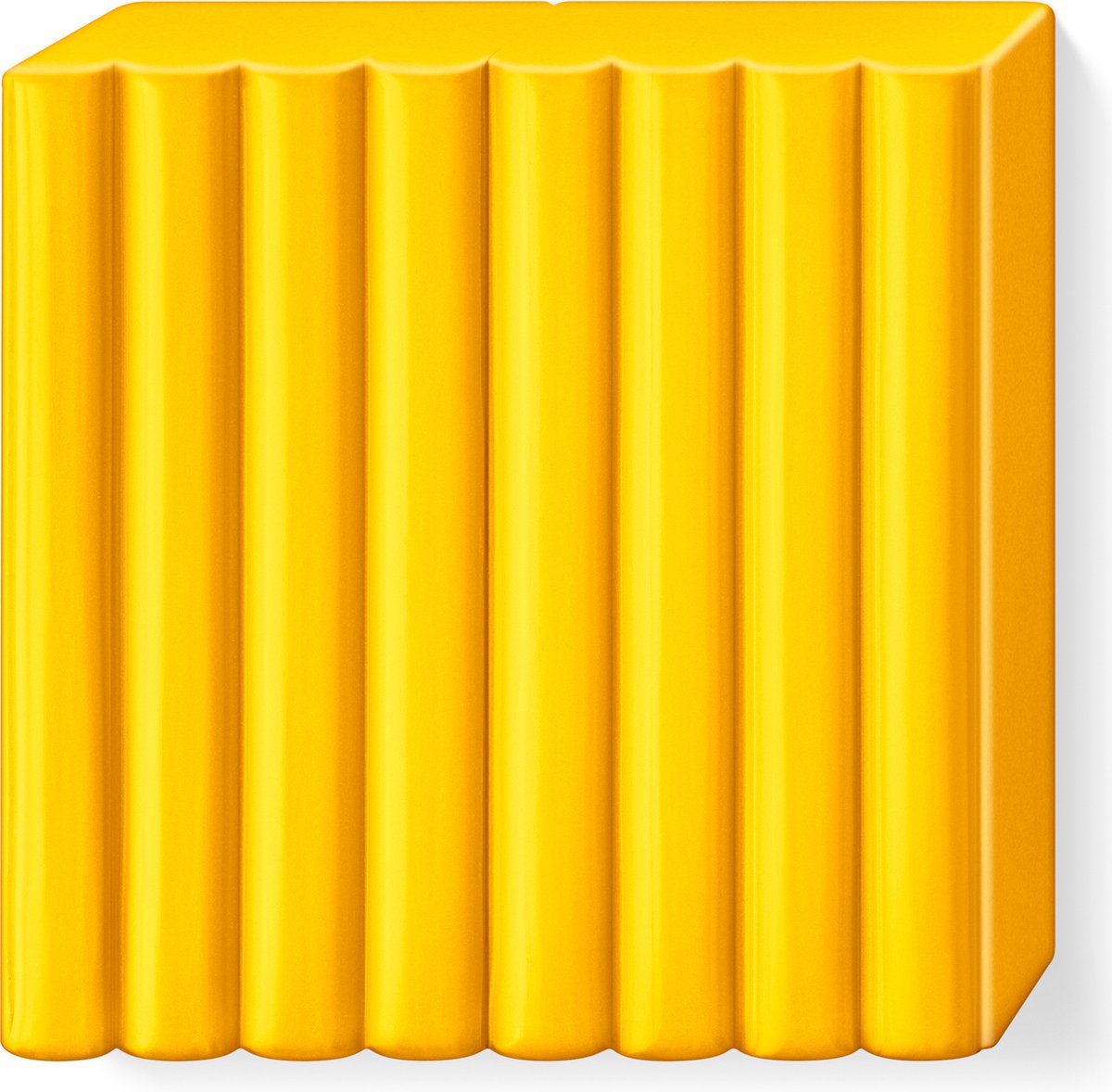 FIMO soft 8020 - ovenhardende boetseerklei - standaard blokje 57g - zonnegeel — afbeelding 2