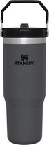 Stanley - Gobelet à paille rabattable IceFlow™ - 0,89 L / 30 oz - Charbon