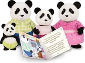 Li'l Woodzeez Skyhopper Panda Familie Incl. Voorleesboek