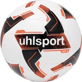 Uhlsport Resist Synergy (Sz. 4-5) Kunstgrasbal - Wijnrood / Zwart / Fluo Oranje | Maat: 4