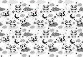 Fotobehang - Vlies Behang - Panda's - Pandaberen - Kinderbehang - 368 x 254 cm
