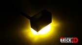 BrickLED 3 x Standaard lampje - Geel - Verlichting Geschikt voor LEGO
