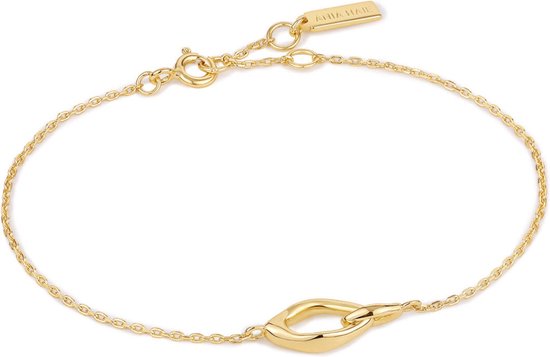 Collana Donna Ania Haie N031-01G-G: 40 Cm, Colore Oro, Chiusura Moschettone
