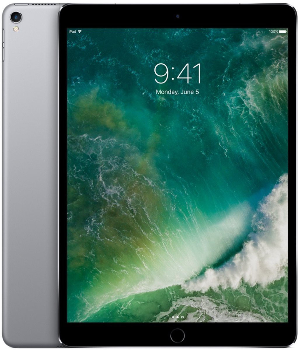Apple iPad Pro 10.5 inch 64GB Spacegrijs WiFi + 4G tablet Retina scherm multitasking licht en krachtig - Afbeelding 2